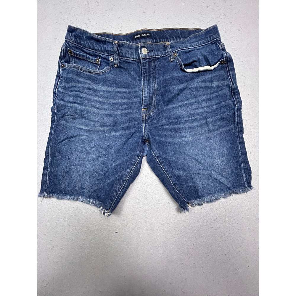 Lucky Brand Shorts Denim Blue W34 Mens